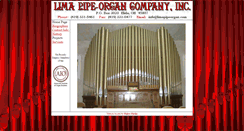 Desktop Screenshot of limapipeorgan.com